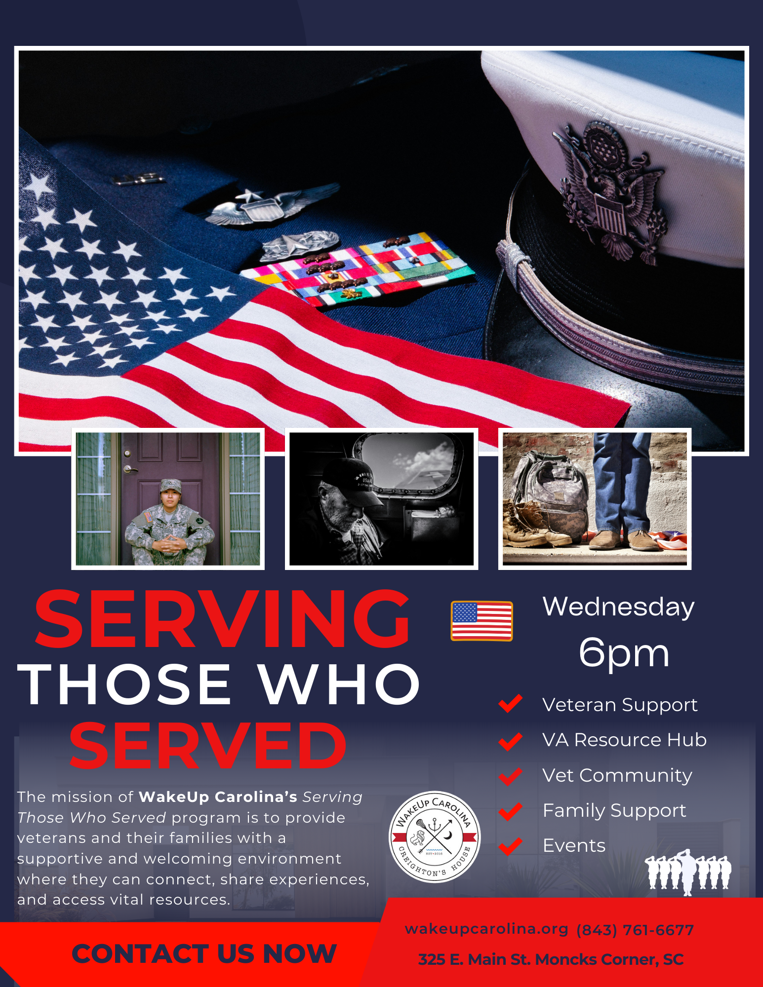 WakeUp Carolina Veteran Support Meeting