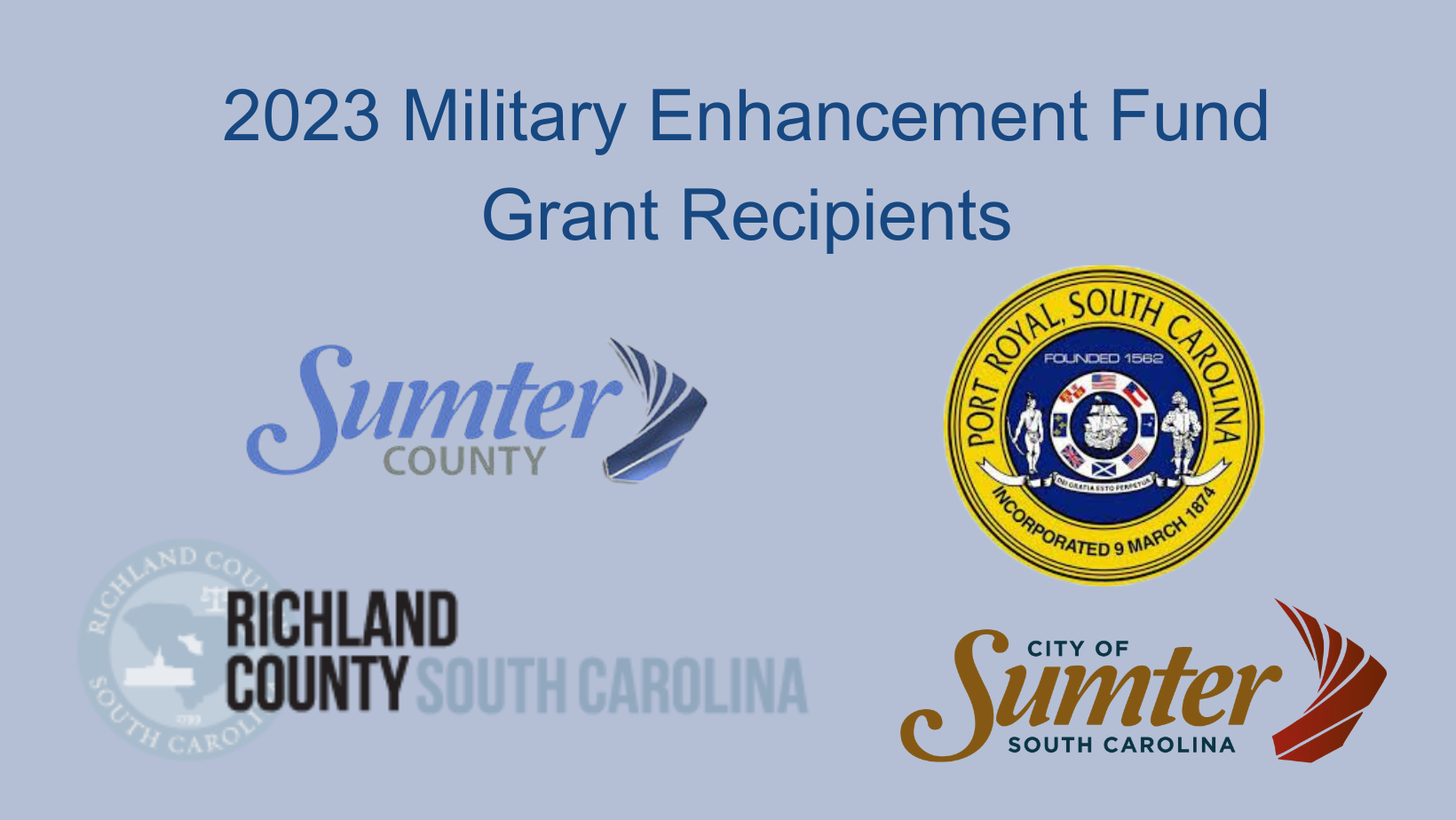 2023 Military Enhancement Fund grant recipients