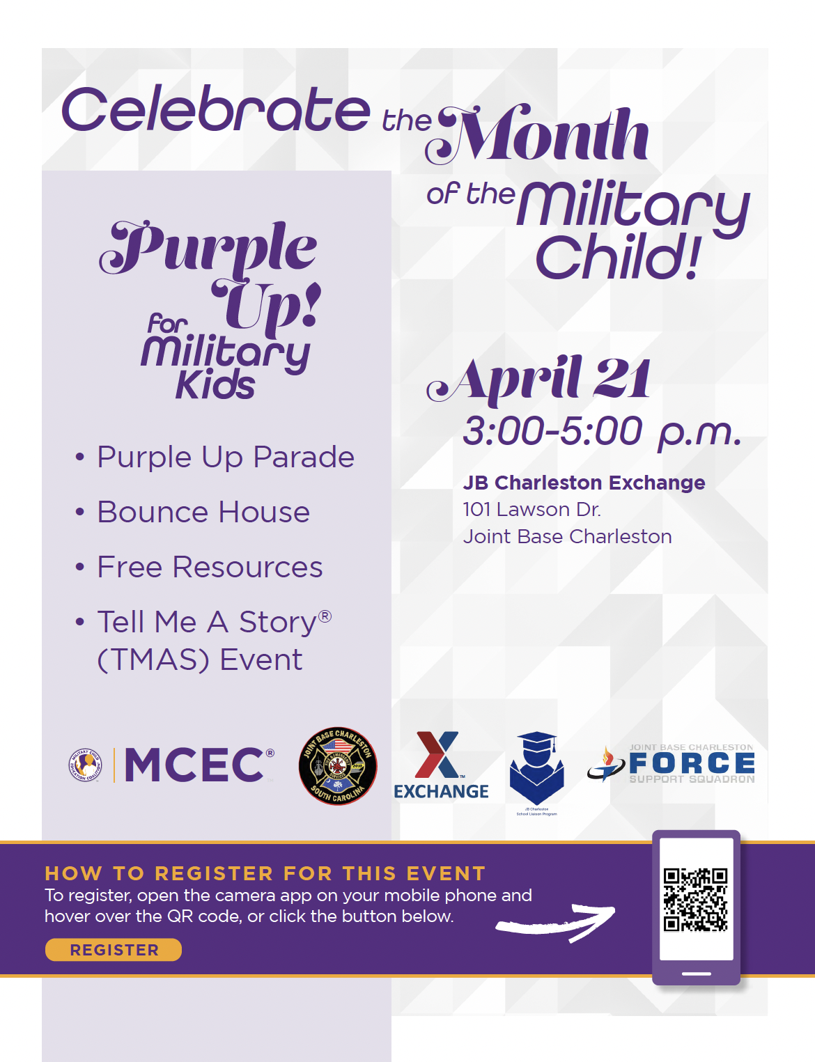 Purple Up Joint Base Charleston event