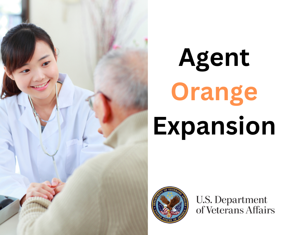 Agent Orange Expansion Graphic USDVA