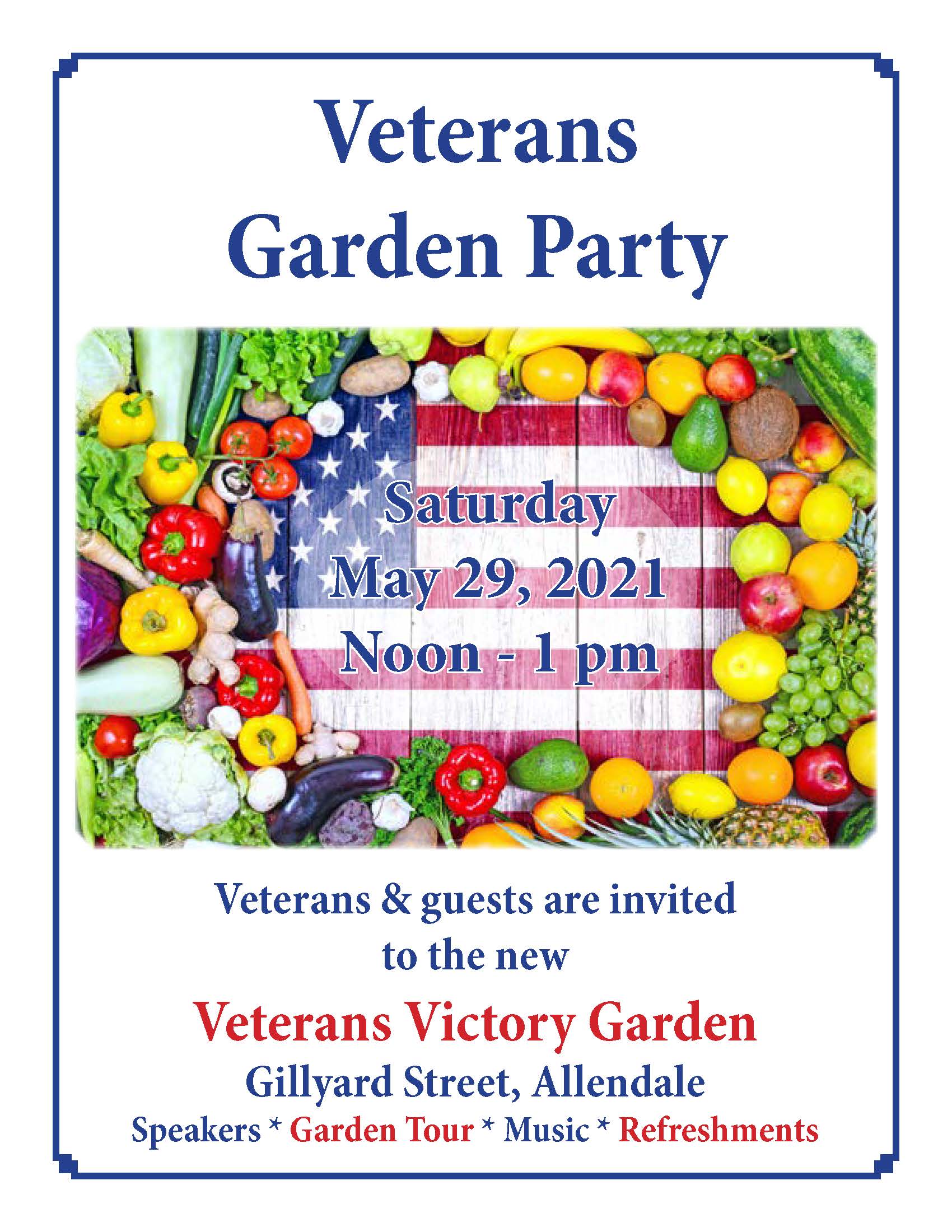 Allendale Veterans Garden Party