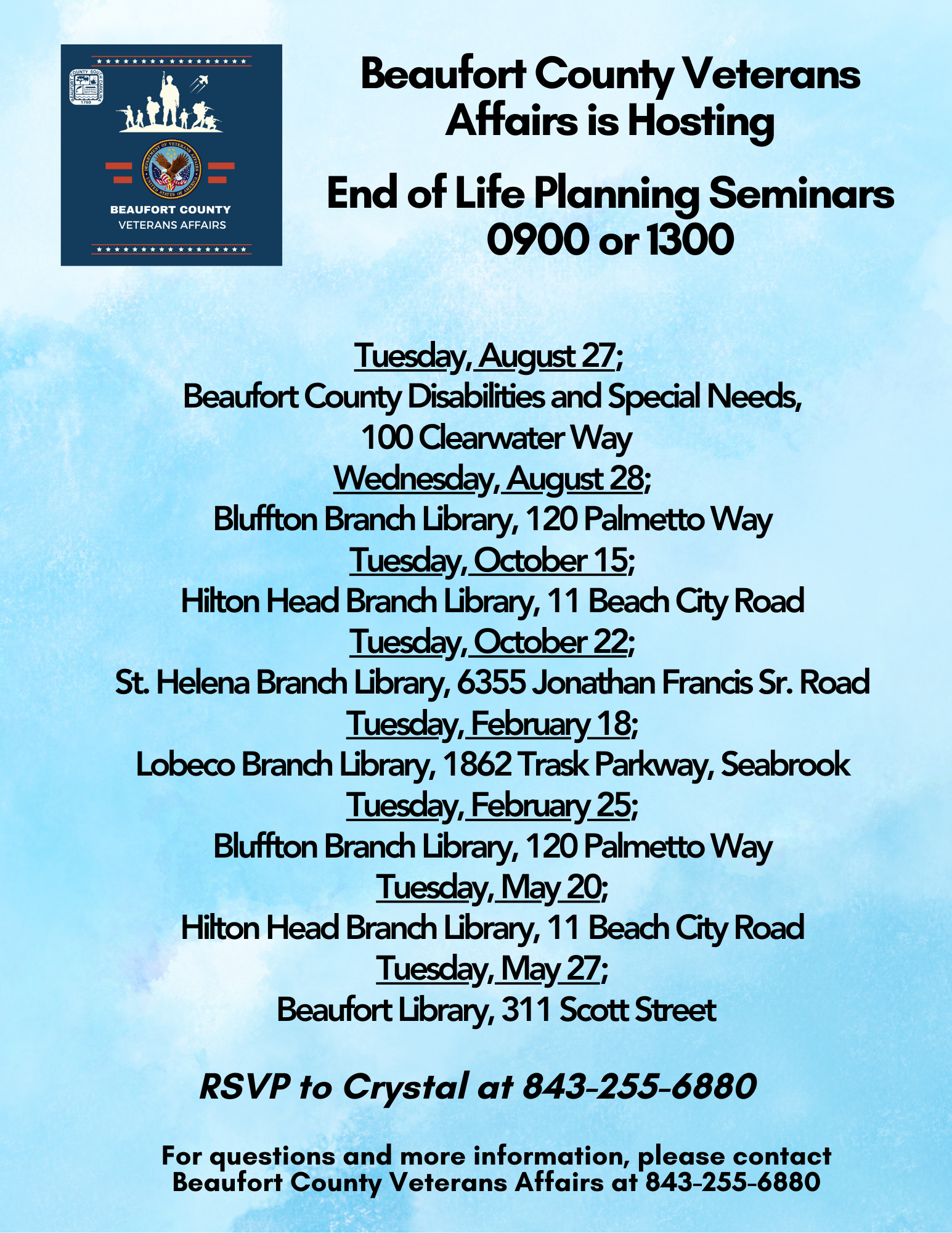 BCVA End of Life Planning Flyer