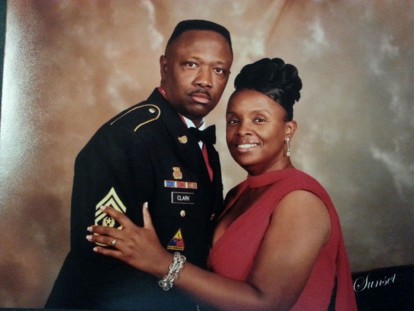 Command Sergeant Major Robert Clark and Veronica Clark