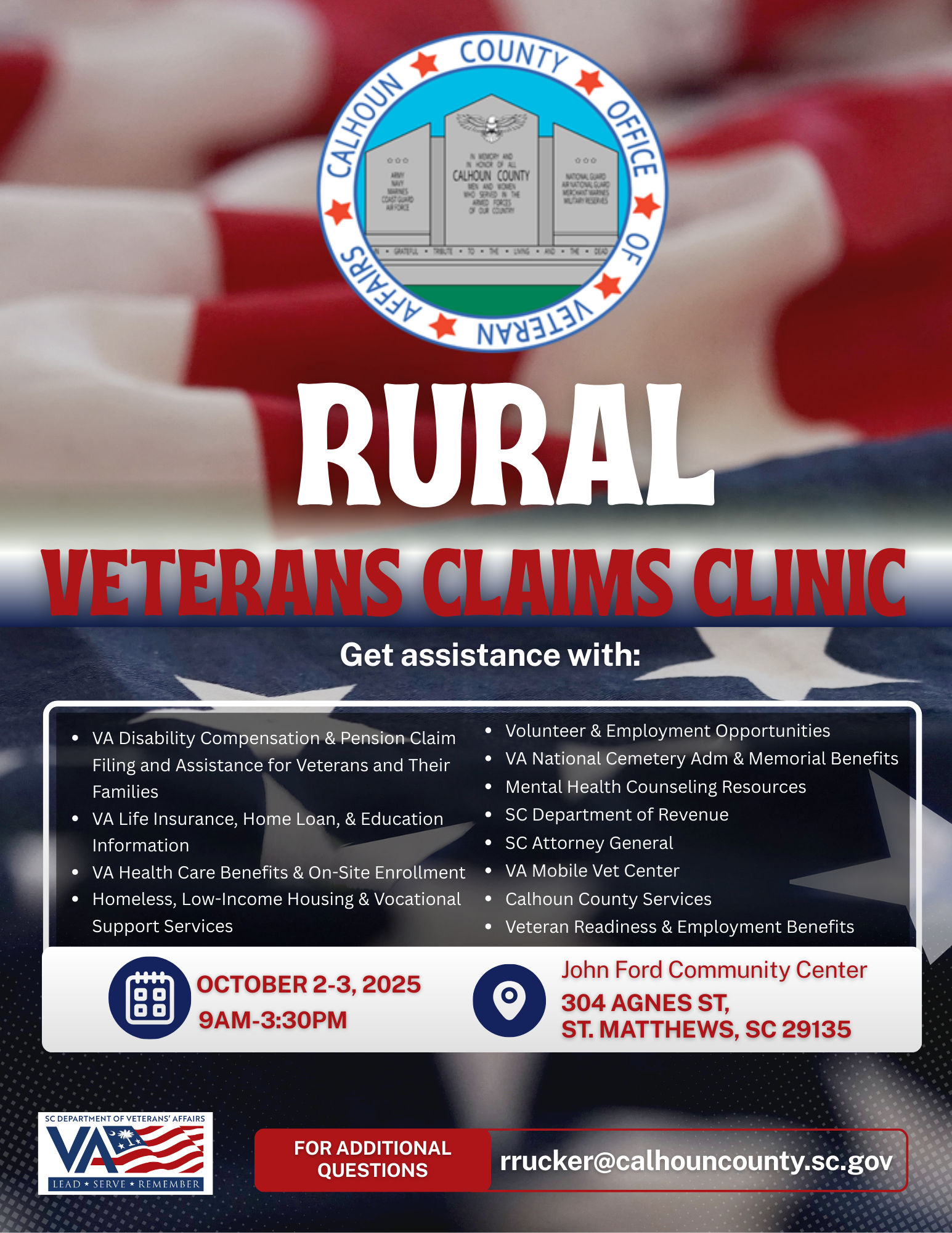 Calhoun County Rural Veterans Claims Clinic