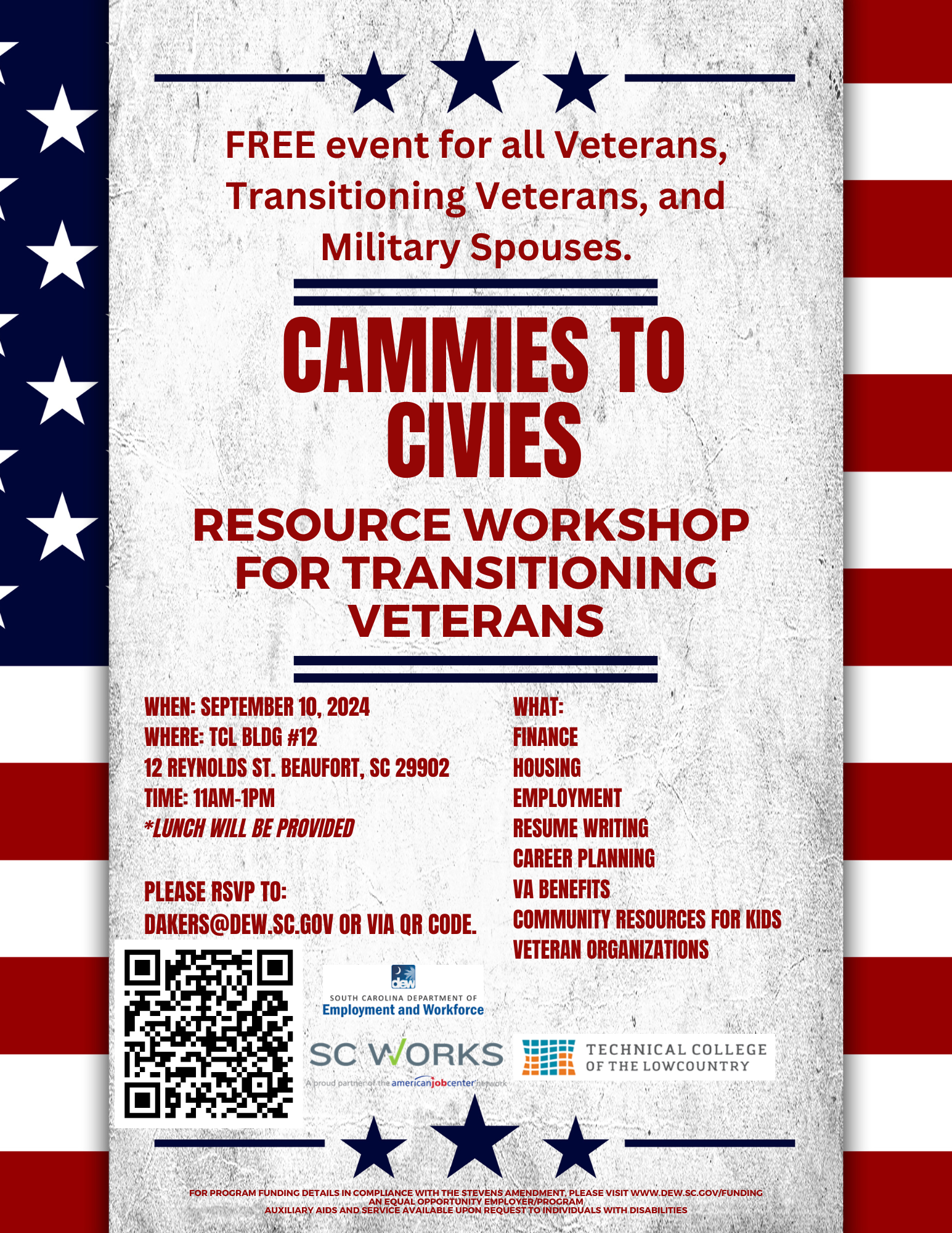 Cammies to Civies Flyer