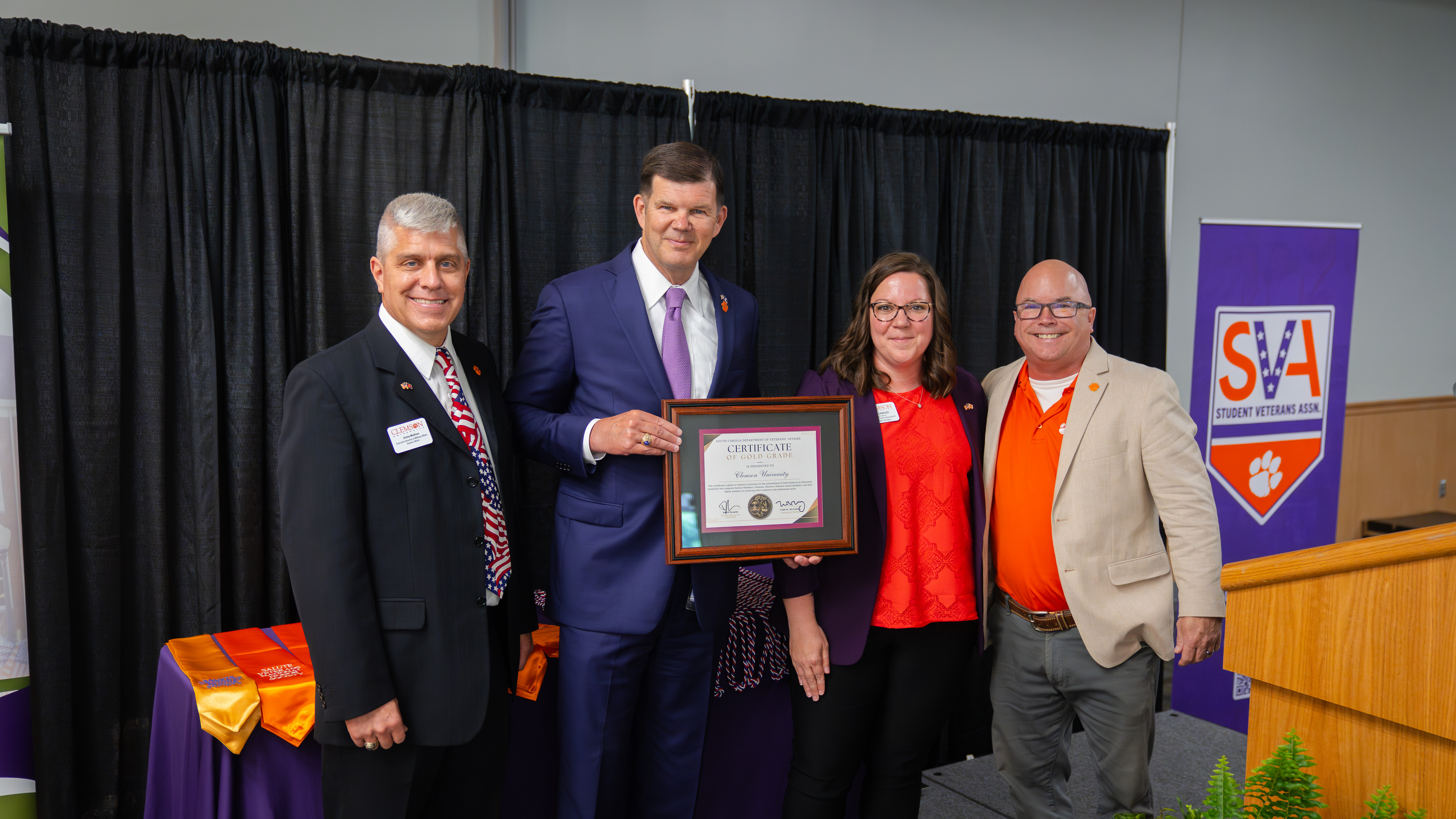clemson university gold award 2025