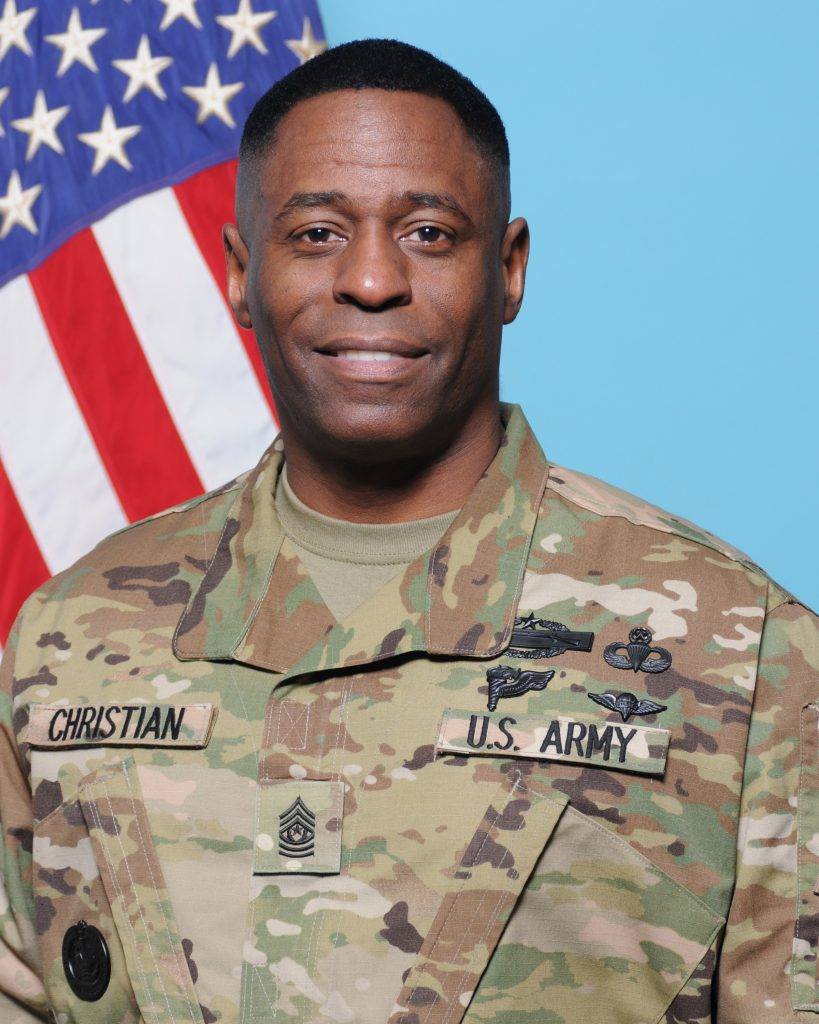  Lamont Christian, Command Sergeant Major (Ret. - US Army)