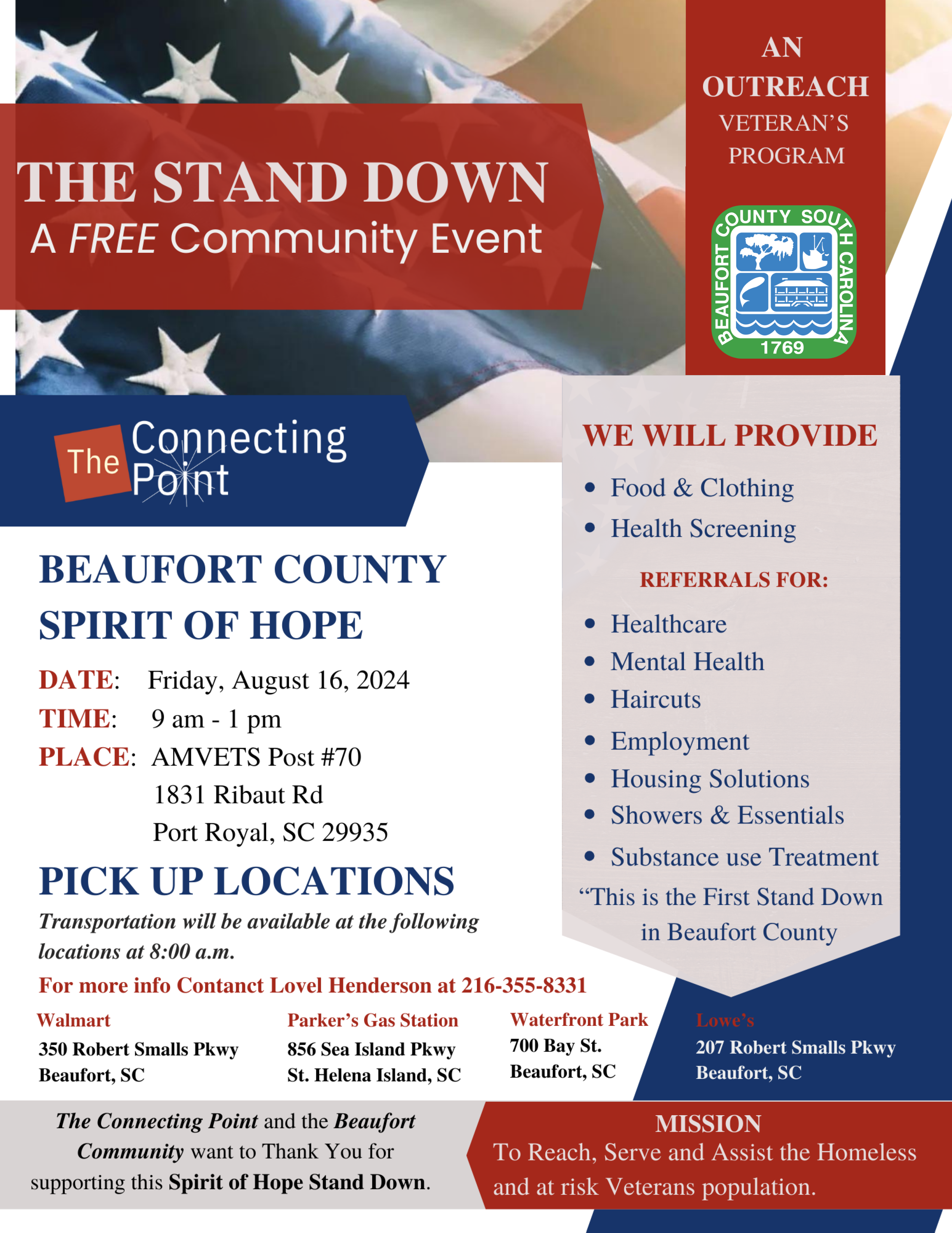 Beaufort County Stand Down event