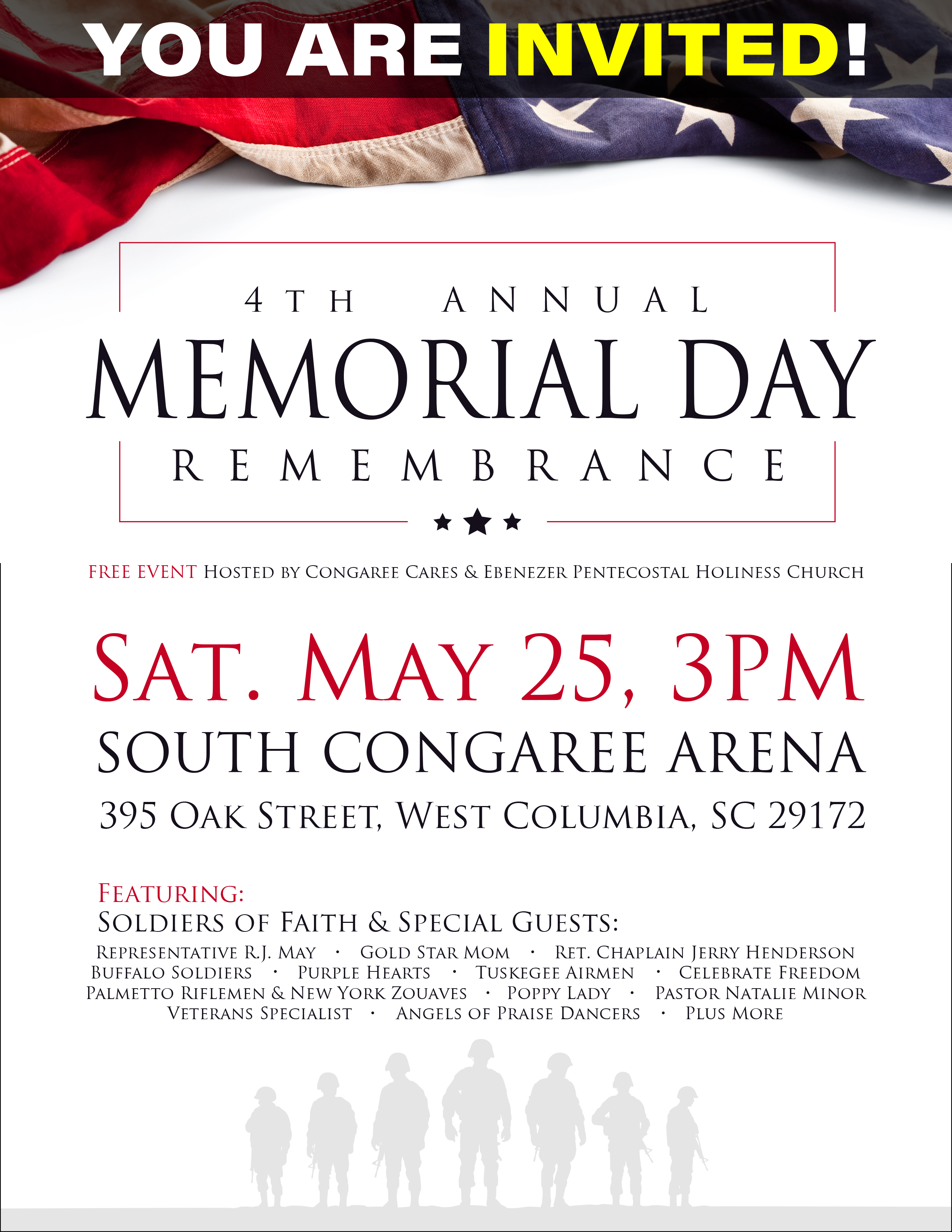 Memorial day remembrance event