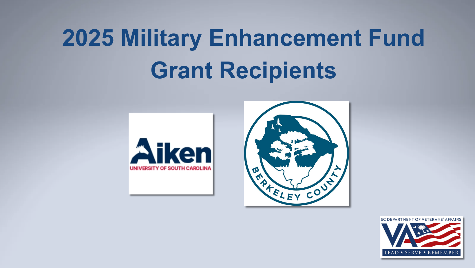 2025 Military Enhancement Fund Grant