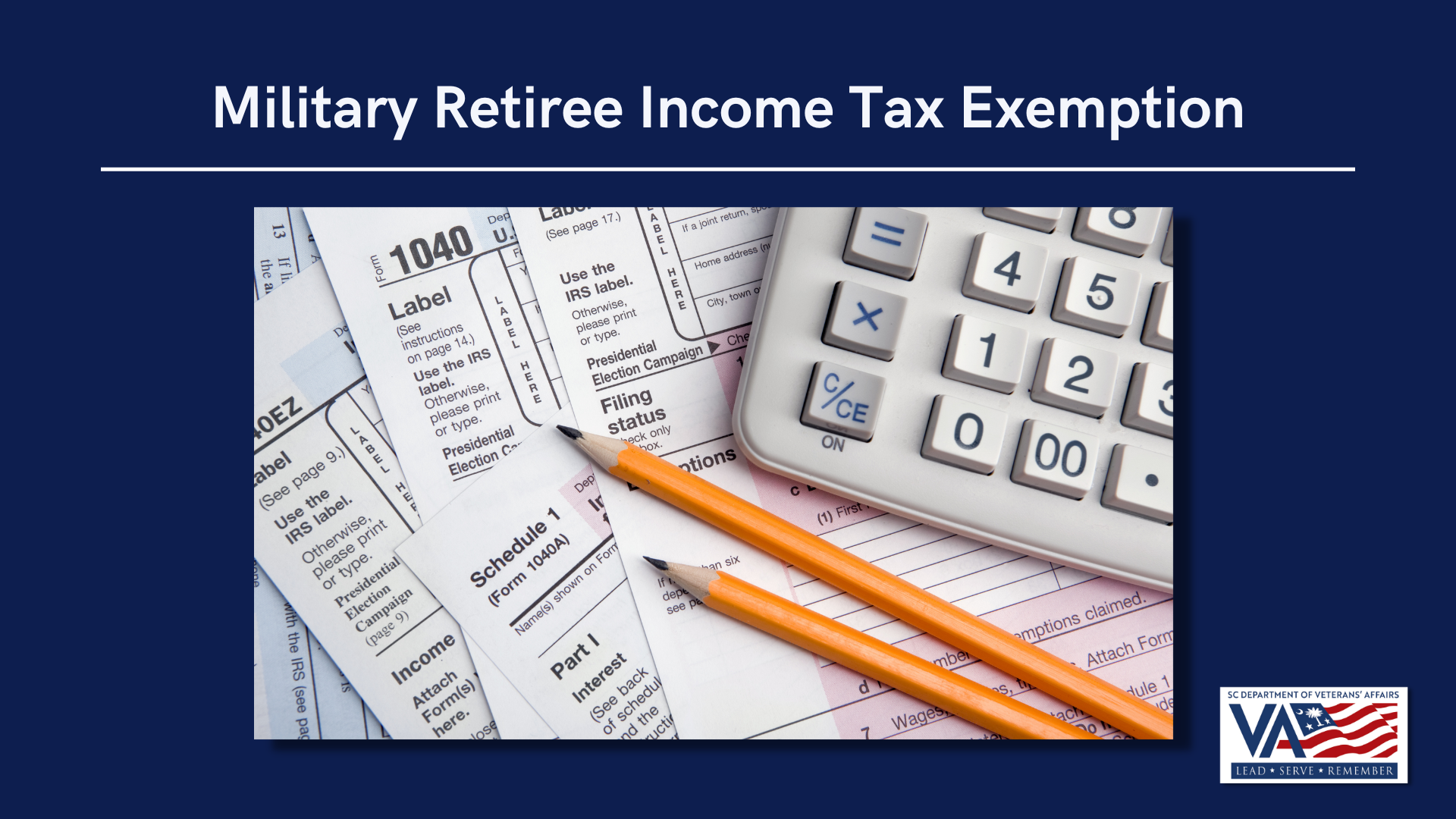 Military Retirement Exemption Cover