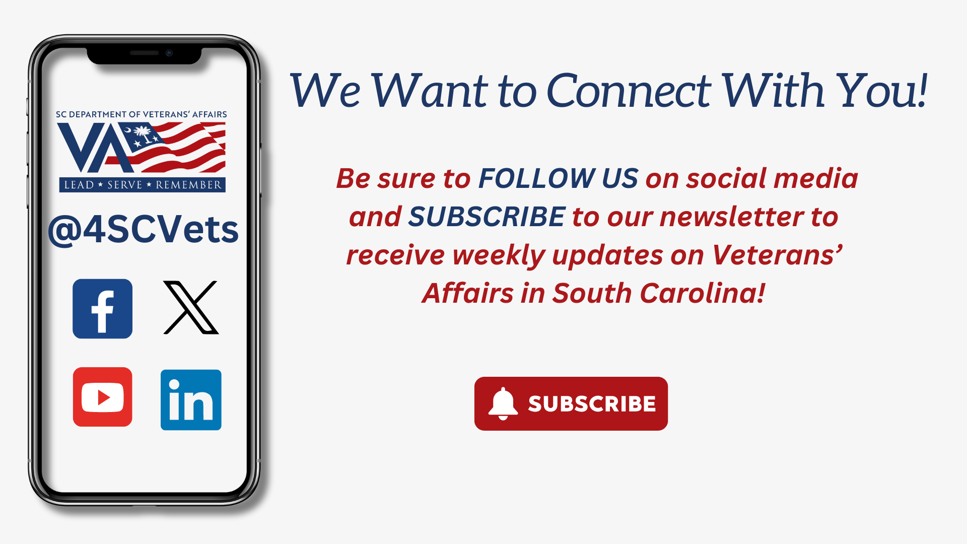 Subscribe to our newsletter graphic