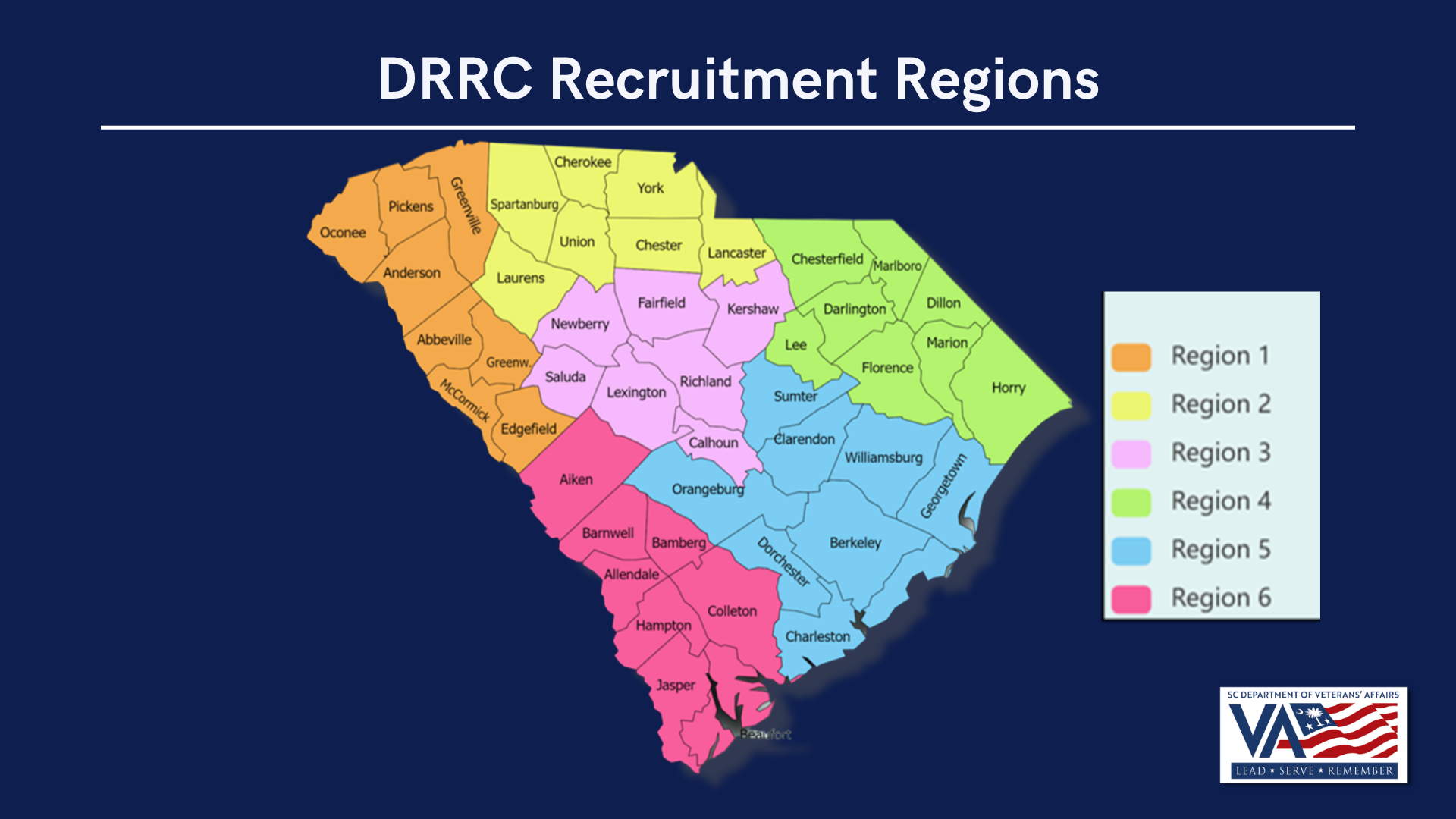 Disaster Recovery Reserve Corps recruitment regions