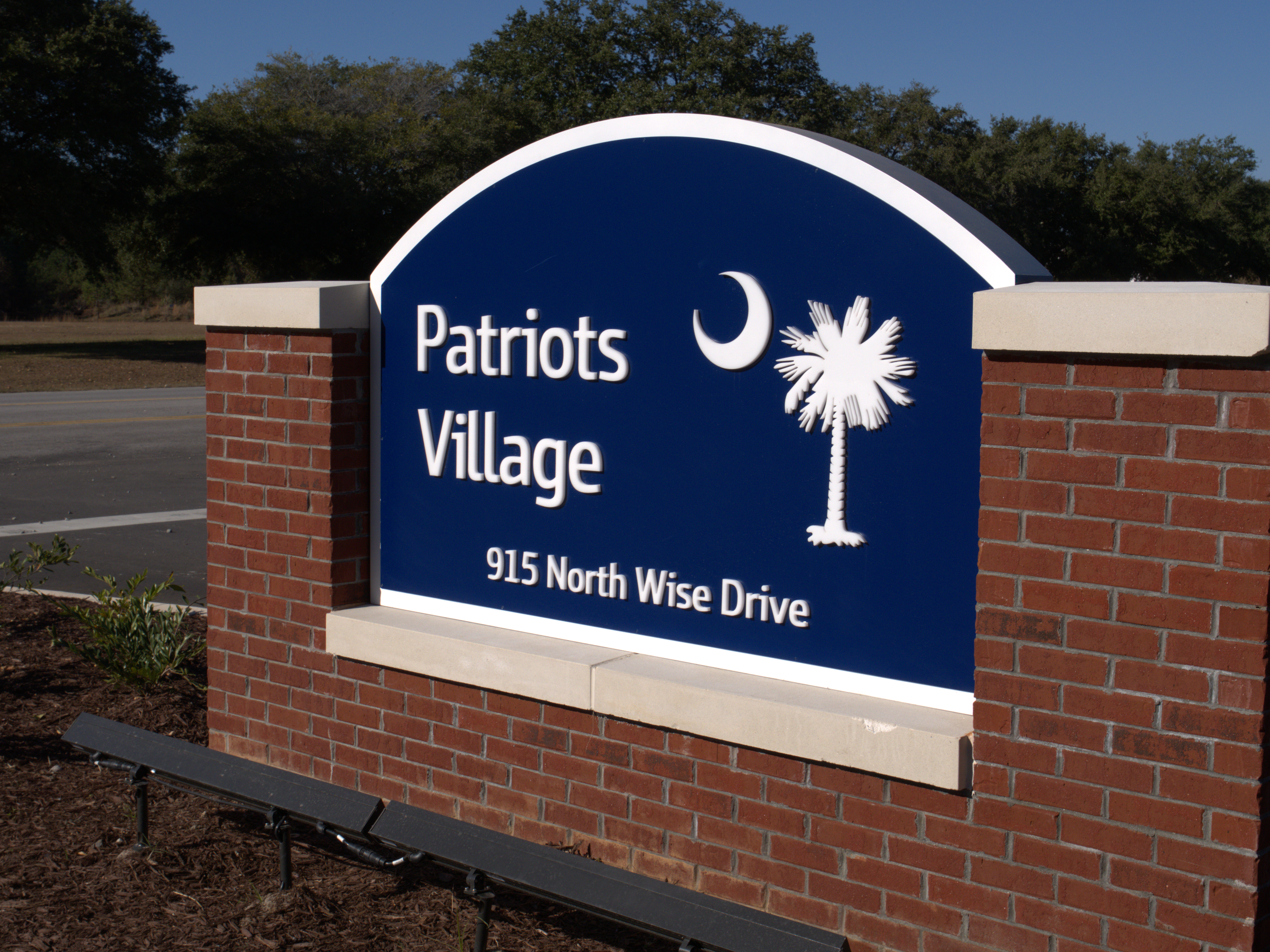 Patriots Village Exterior Sign