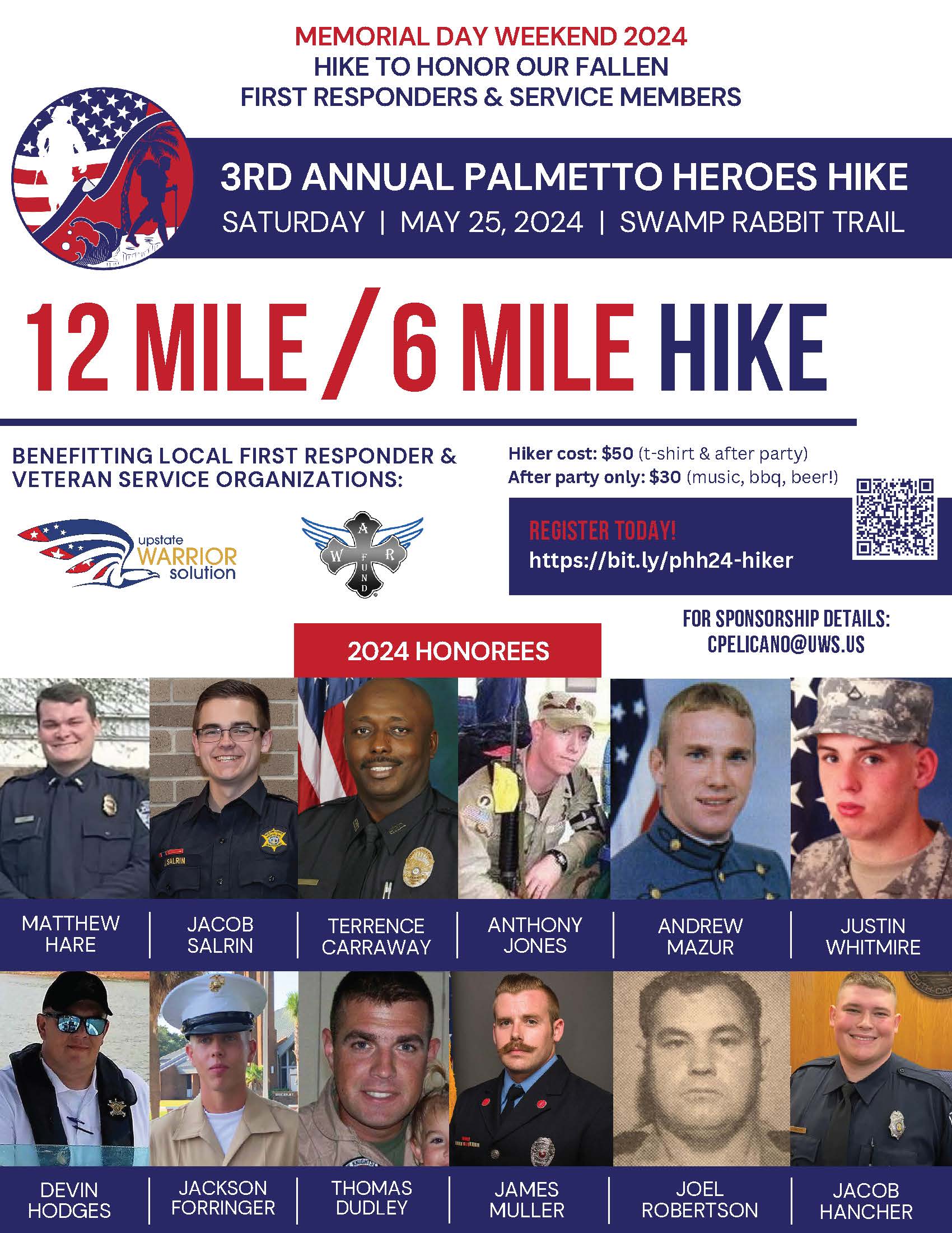 3rd Annual Palmetto Heroes Hike