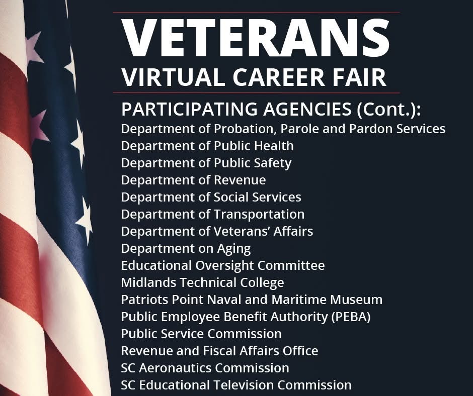 SCDVA & SC Admin Virtual Career Fair