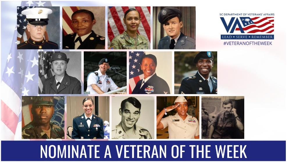 Veteran of the Week nominations graphic