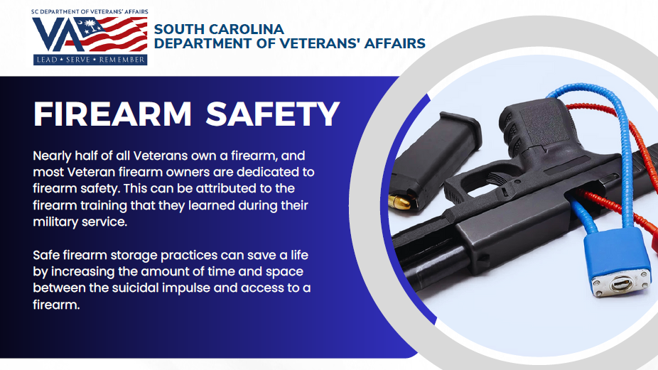 SCDVA FIREARM SAFETY TIPS