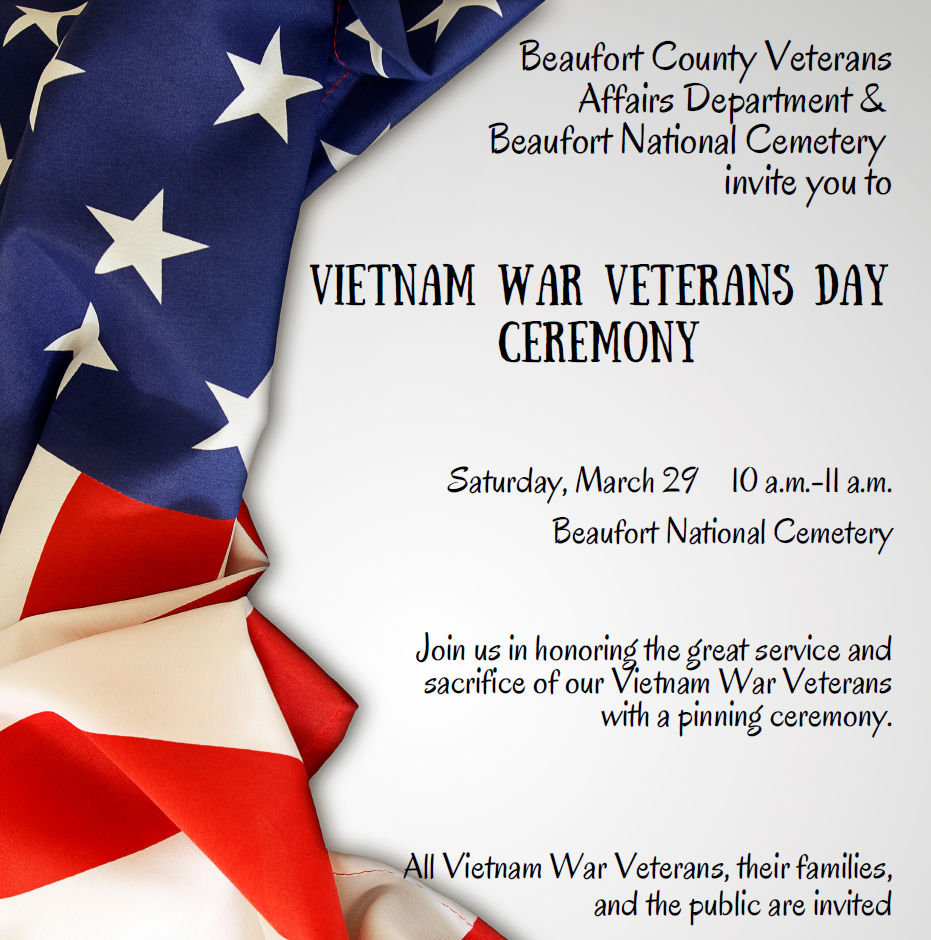 Beaufort County Vietnam War Veterans Day