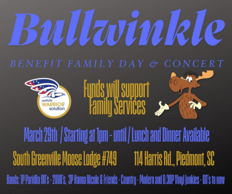 Operation Bullwinkle Benefit Family Day & Concert