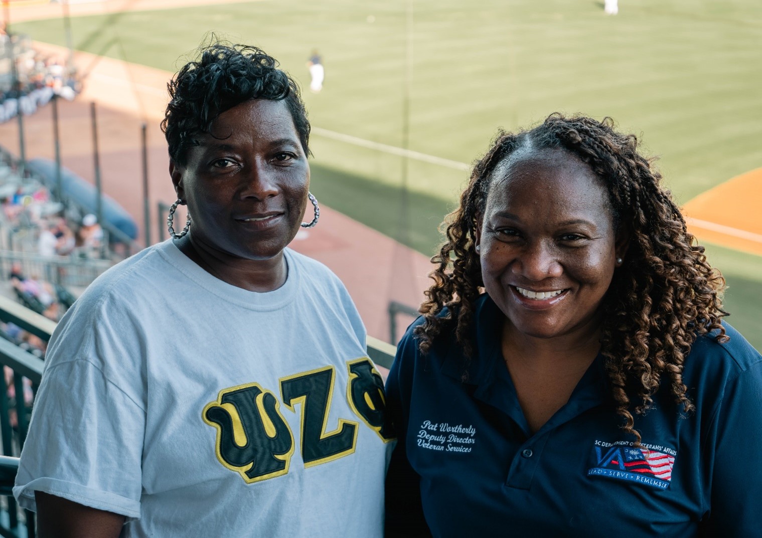 Joy McLendon (l) and Patricia Wortherly-Foye (r)