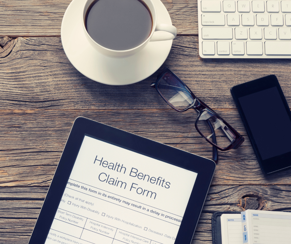 Health benefits claims form