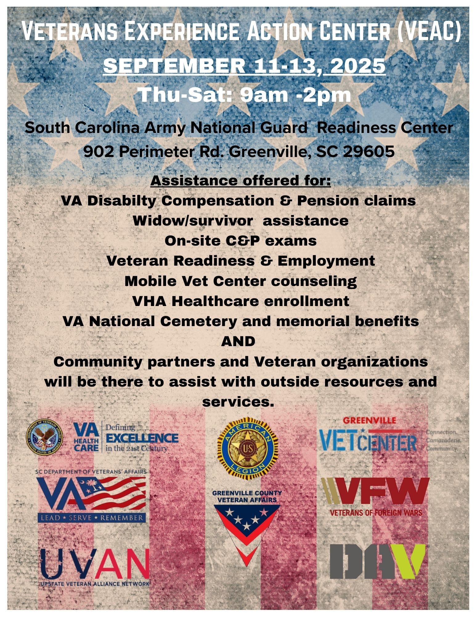 Greenville VA Clinic Flyer