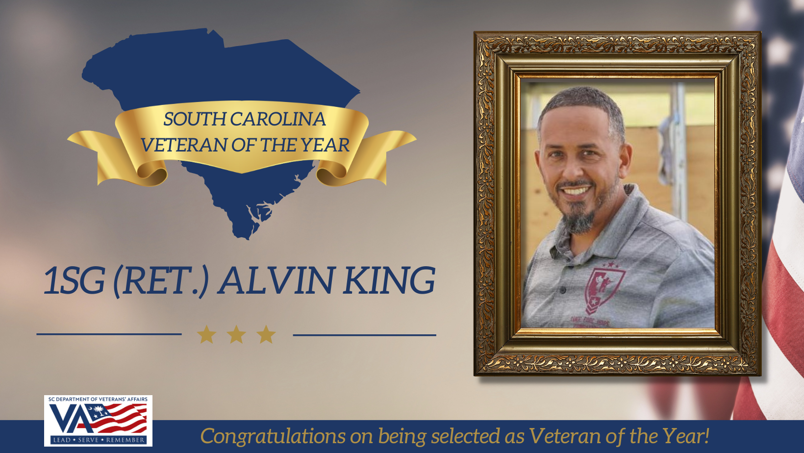 Alvin King Veteran of the Year recognition