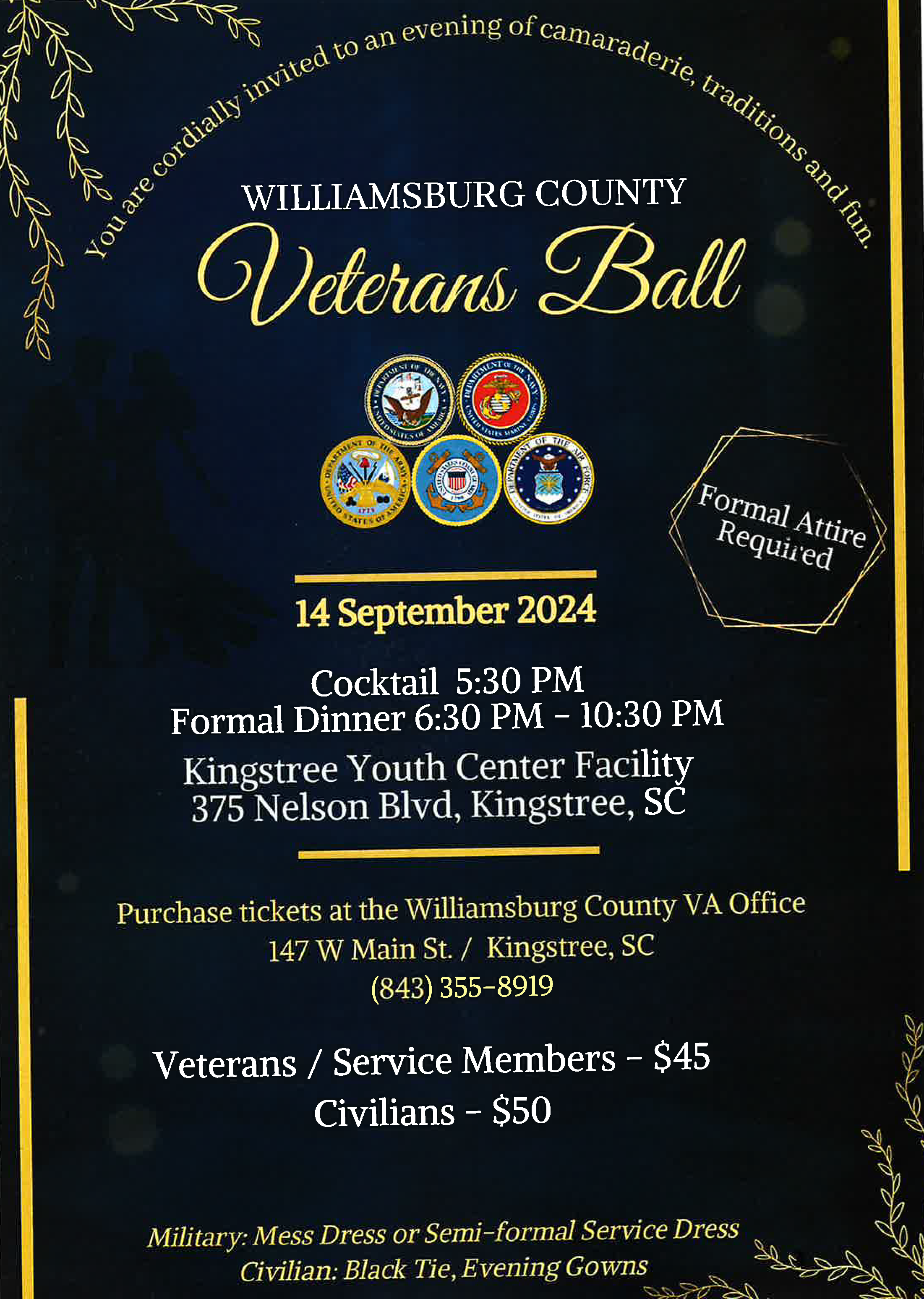 Williamsburg County Veterans Ball
