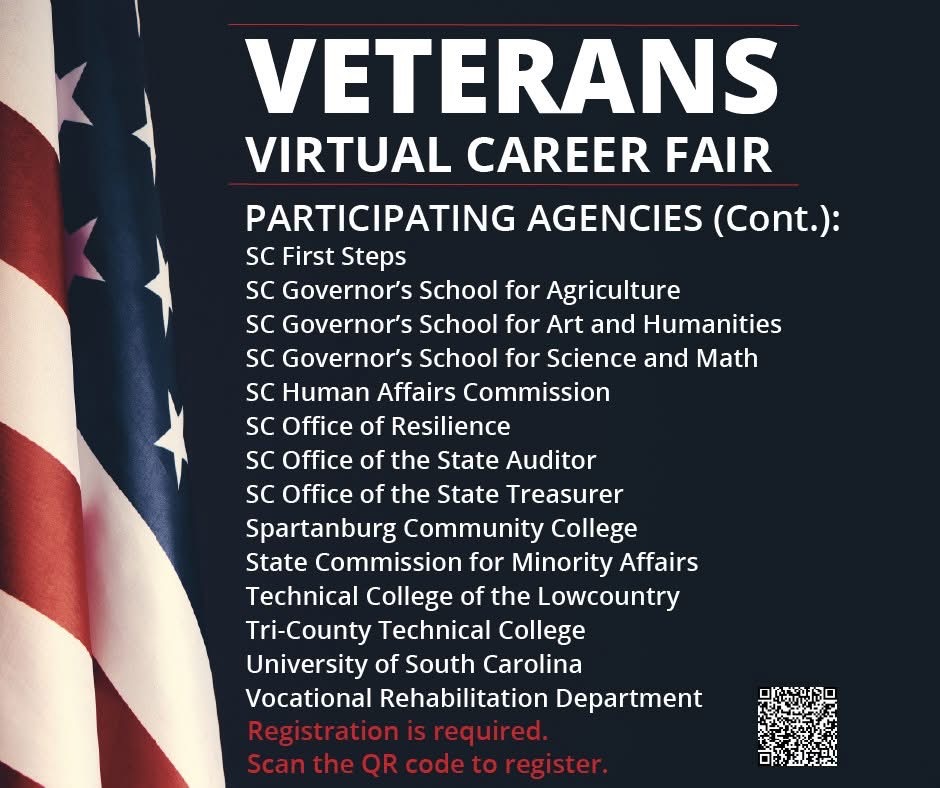 SCDVA & SC Admin Virtual Career Fair