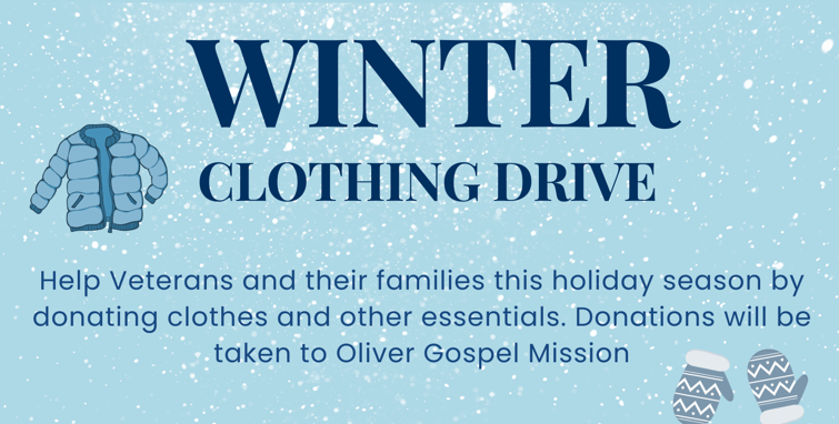 Winter Clothing Drive Banner Graphic