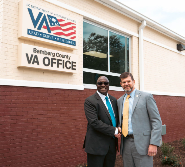 McCaffrey at Bamberg County Veterans Affairs Office