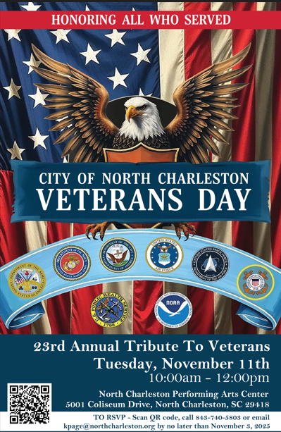 City of North Charleston Veterans Day event