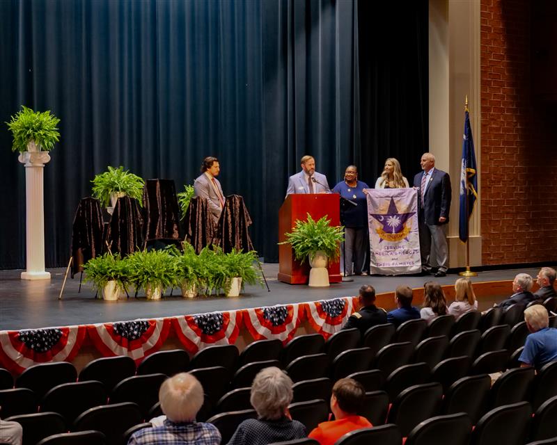 Jason Fowler speaking on Purple Star Schools in SC