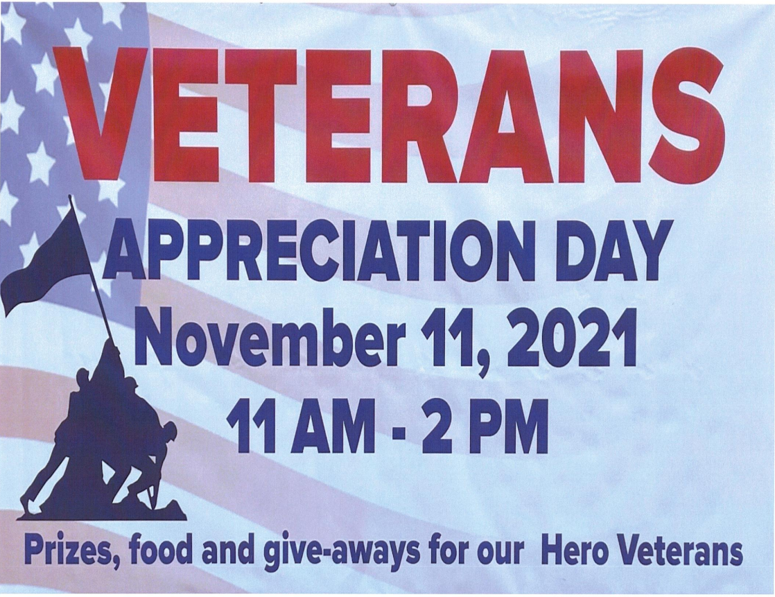 is there mail delivery on veterans day november 11th 2021
