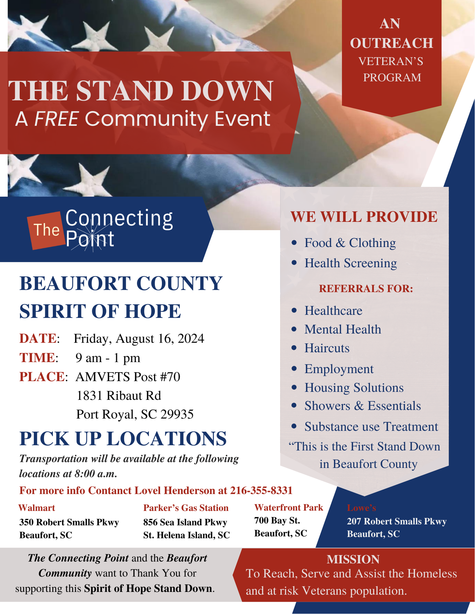 Beaufort County Stand Down event